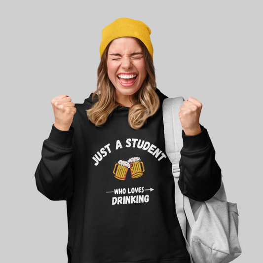 Hoodie I Love Drinking - Exchange Vibes Collection